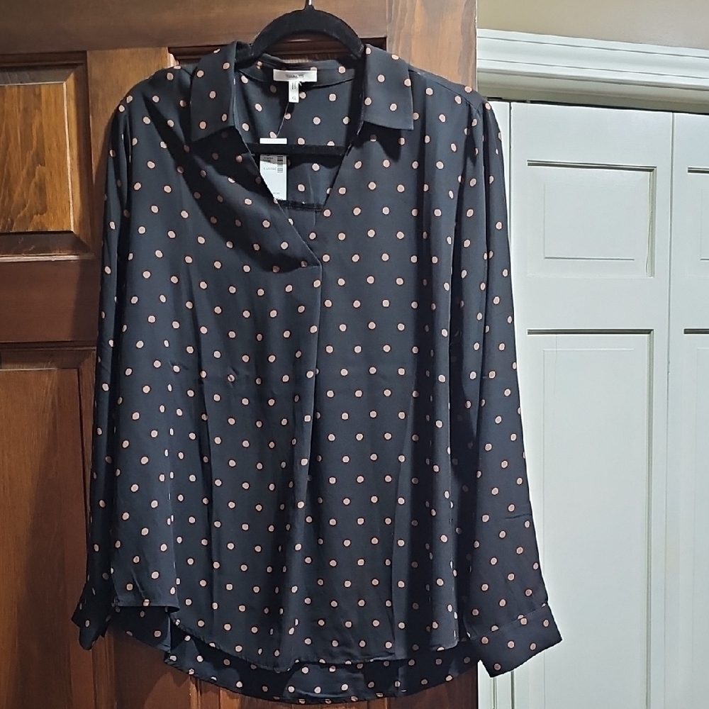 NEW Maurices Polka Dot Women's Top size XL